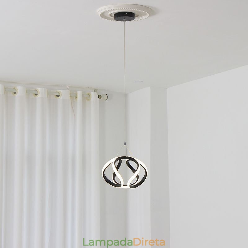 Luminária pendente de alumínio Art Small Pumpkin Ceiling Light