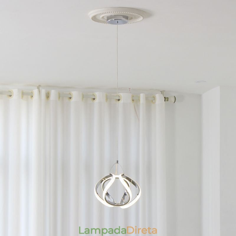 Luminária pendente de alumínio Art Small Pumpkin Ceiling Light