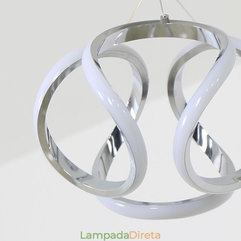 Luminária pendente de alumínio Art Small Pumpkin Ceiling Light