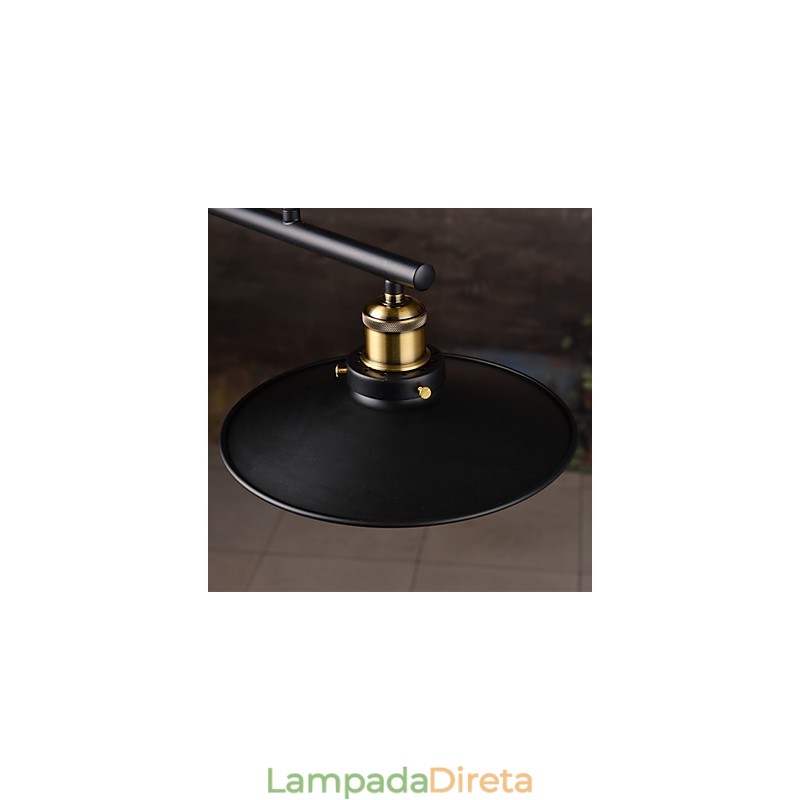 Lustre de metal estilo mini contemporâneo moderno