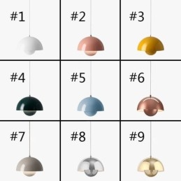 Luminária pendente moderna Macaron Luz decorativa suspensa
