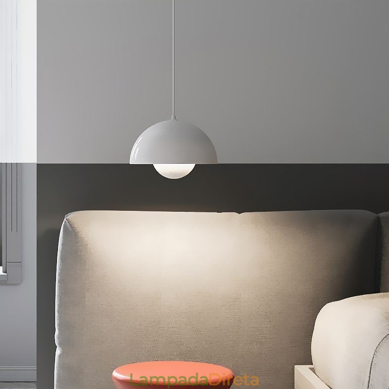Luminária pendente moderna Macaron Luz decorativa suspensa
