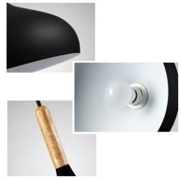 Luminária pendente nórdica Macaron com cabeça única