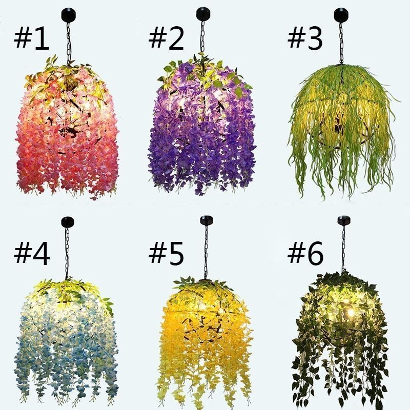 Planta moderna Luz Decorativa Estilo Industrial Lustre Loja Música