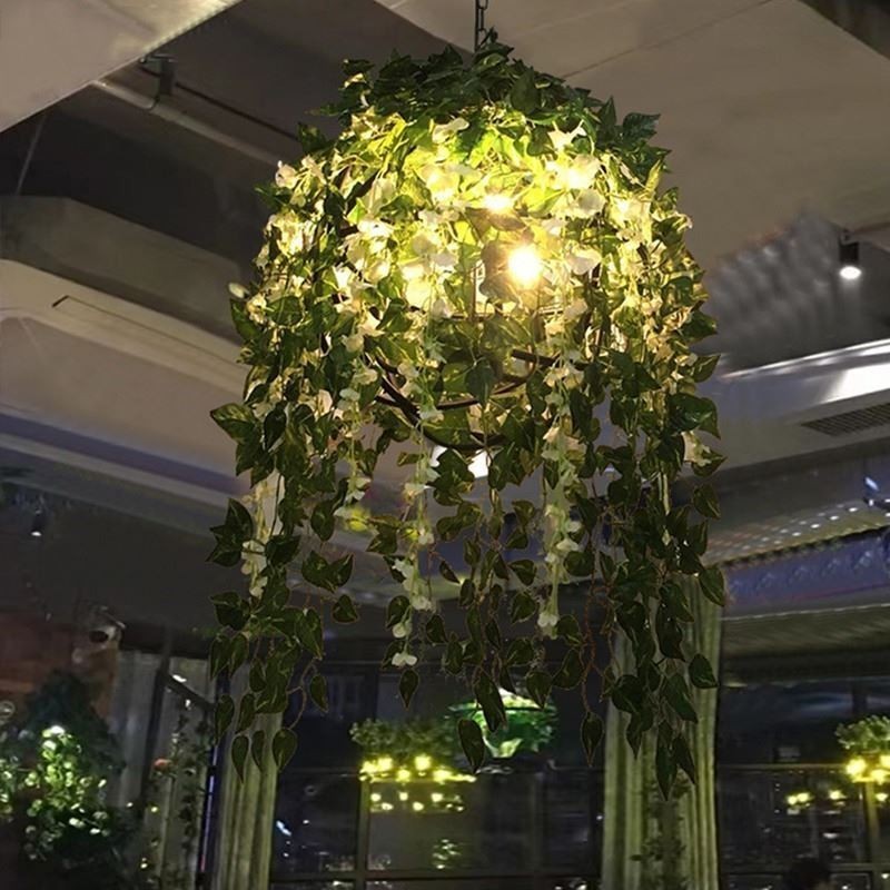 Planta moderna Luz Decorativa Estilo Industrial Lustre Loja Música