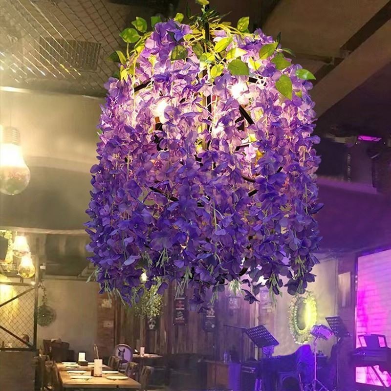Planta moderna Luz Decorativa Estilo Industrial Lustre Loja Música