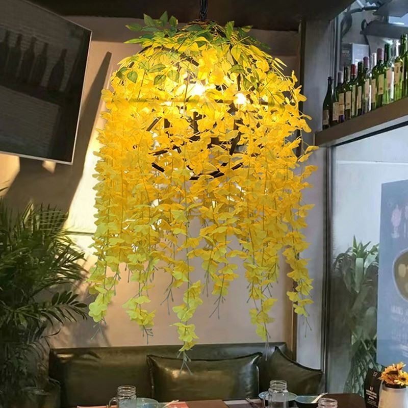 Planta moderna Luz Decorativa Estilo Industrial Lustre Loja Música