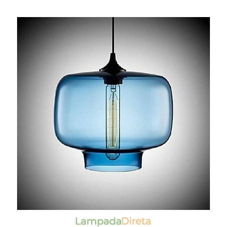 Garrafa Design Pendente 1 Luz Conciso Ferro Pintura Garrafa Design Pendente 1 Luz Conciso Ferro Pintura