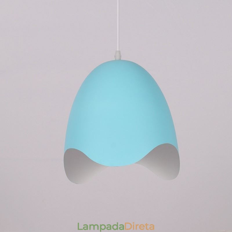 Luminária pendente criativa Macaron Luminária pendente de cabeça única