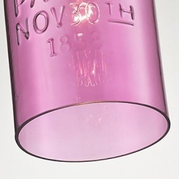 1 Luminária pendente de vidro moderna com design de bolha transparente