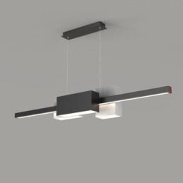 Luminária pendente minimalista de tira moderna e criativa