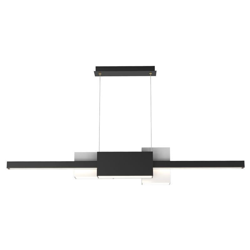 Luminária pendente minimalista de tira moderna e criativa