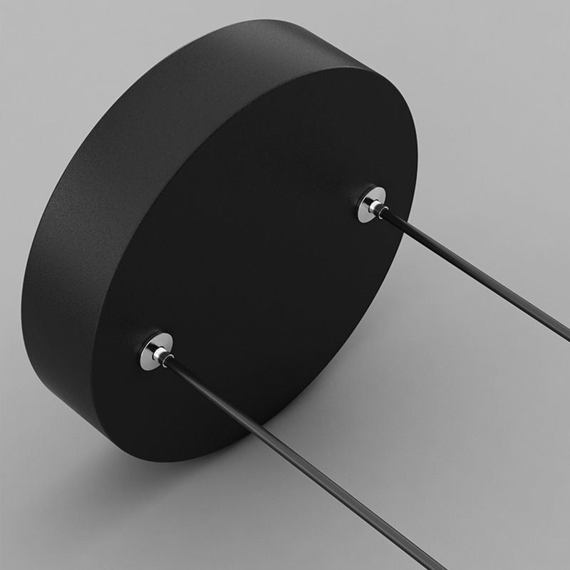 Luminária pendente nórdica de tubo longo, luminária suspensa de ilha