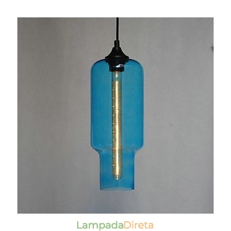 Luminária pendente de vidro moderna com design de bolha marrom Luminária pendente de vidro moderna com design de bolha marrom