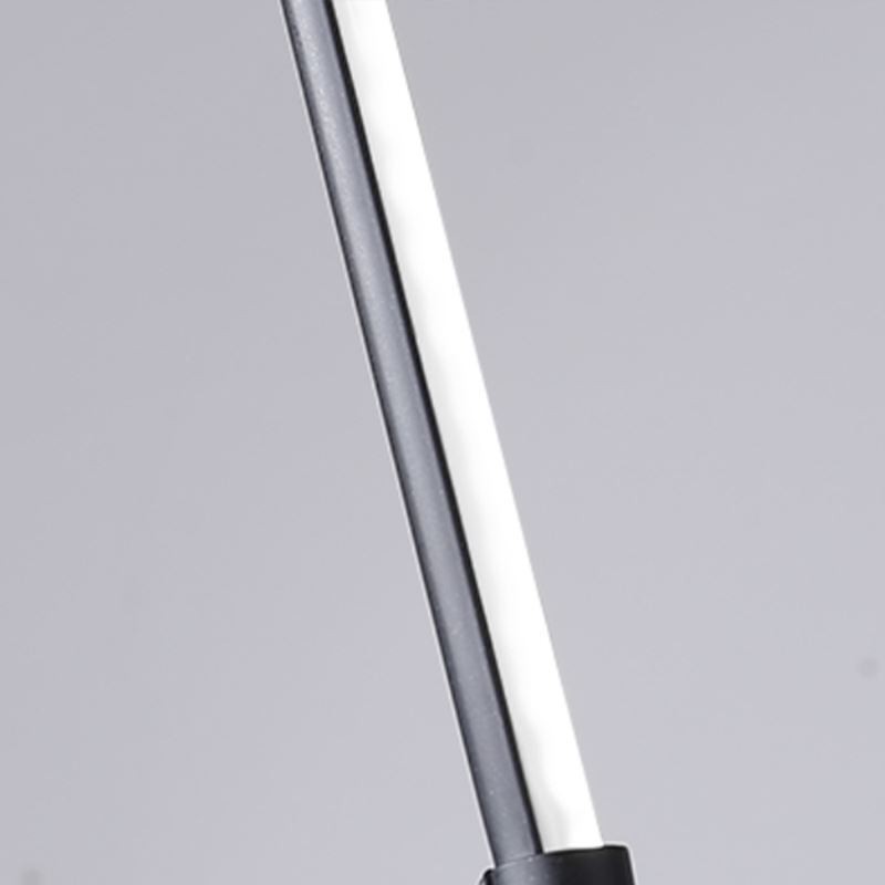 Luminária pendente nórdica de tubo longo, luminária suspensa de ilha