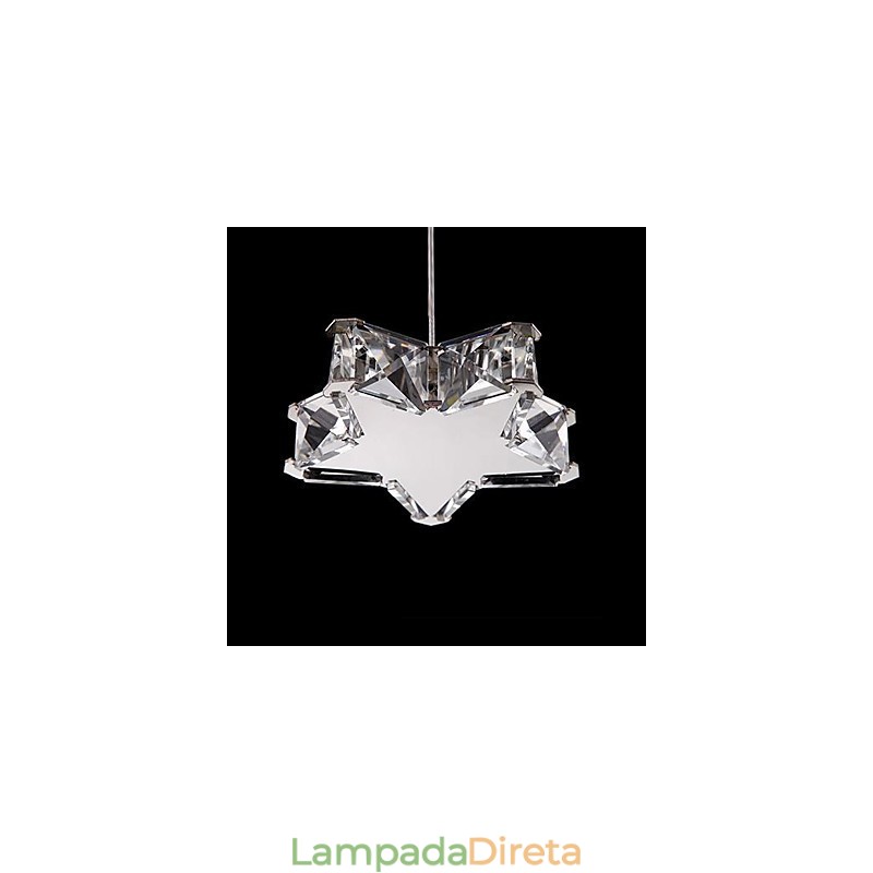 Lustre 1 Luz Simples Moderno Artístico Pendente Luz