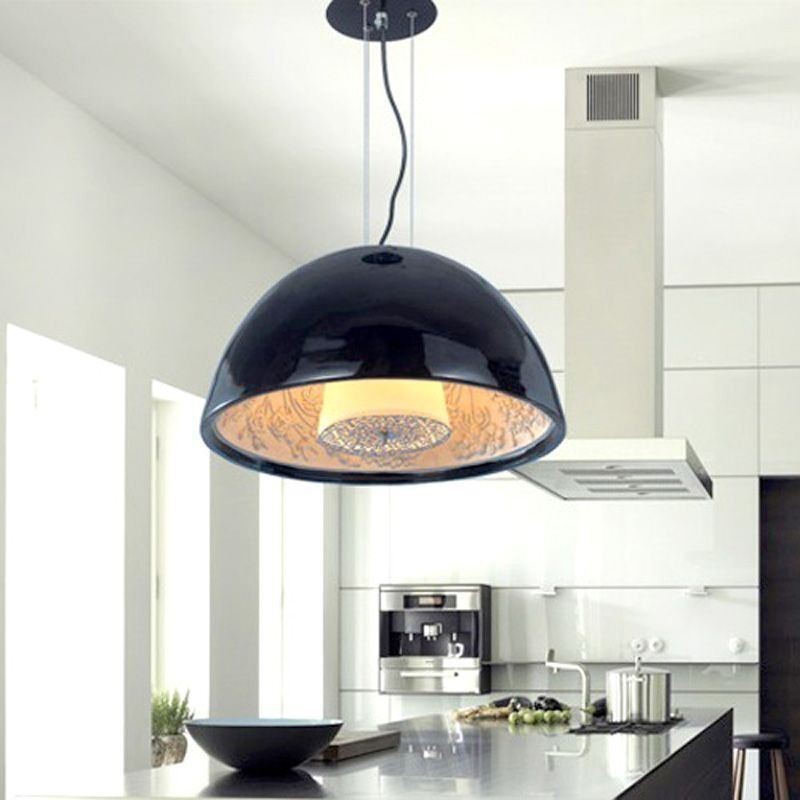 Luminárias pendentes semicirculares Nordic Minimalist Pendant Light Café