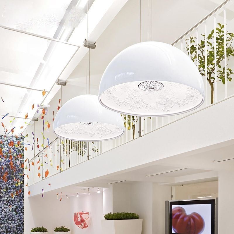 Luminárias pendentes semicirculares Nordic Minimalist Pendant Light Café