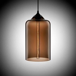 Garrafa Design Pendente 1 Luz Conciso Ferro Pintura