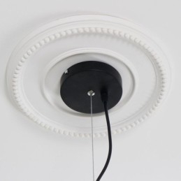 Lustre de ferro moderno, luminária pendente de ferro simples