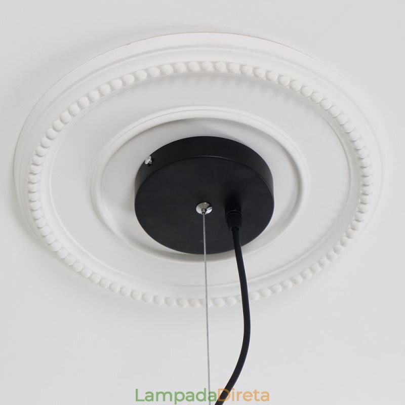 Lustre de ferro moderno, luminária pendente de ferro simples