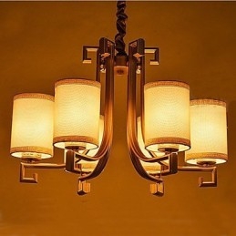 Lustre de estilo chinês Ferro Cobre Imitação Lâmpadas de Ar