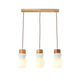 Luminária pendente de vidro japonesa, decoração criativa, luz suspensa