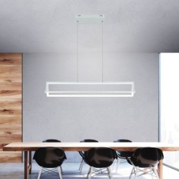 Luminária pendente moderna para livros, iluminação suspensa para sala de estar