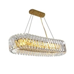 Lustre de vidro de luxo estilo europeu