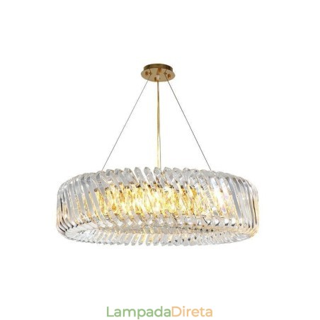 Luminária pendente europeia redonda de vidro para decoração Luminária pendente europeia redonda de vidro para decoração