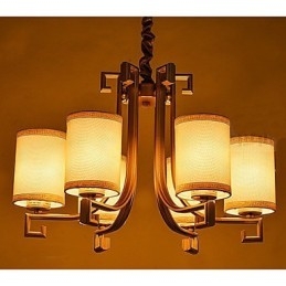 Lustre de estilo chinês Ferro Cobre Imitação Lâmpadas de Ar
