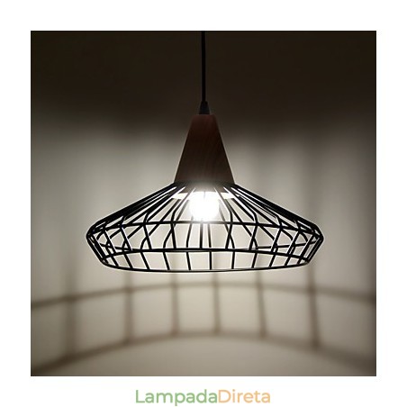 Lustre de metal com pintura contemporânea moderna Lustre de metal com pintura contemporânea moderna