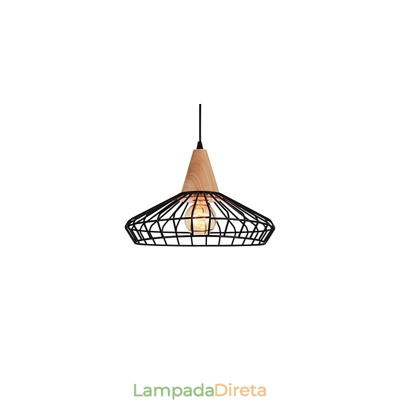 Lustre de metal com pintura contemporânea moderna