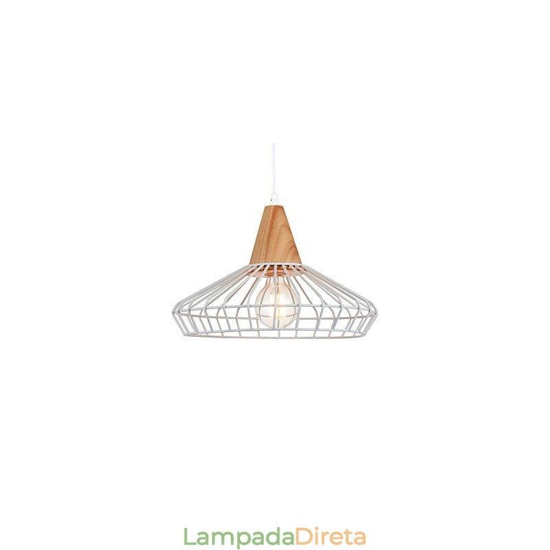 Lustre de metal com pintura contemporânea moderna