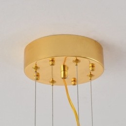 Folha de bordo pingente luz decoração europeia casa lustre de vidro