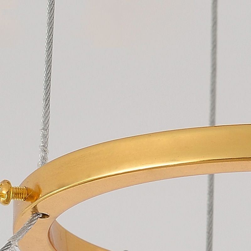 Lustre de vidro europeu pendurado em forma de leque