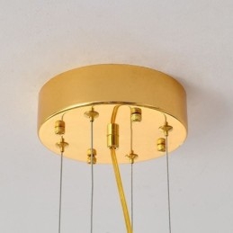 Lustre de vidro concha moderno luzes de jantar