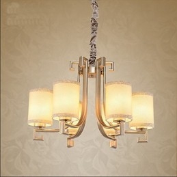 Lustre de estilo chinês Ferro Cobre Imitação Lâmpadas de Ar
