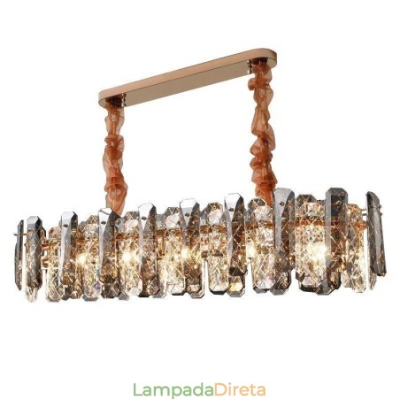 Luminária pendente de vidro moderna Luminária de luxo para pendurar Jantar Luminária pendente de vidro moderna Luminária de luxo para pendurar Jantar