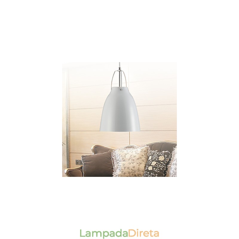Luminária pendente de metal contemporânea e contratada droplight 1 luz