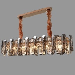 Luminária pendente de vidro moderna Luminária de luxo para pendurar Jantar