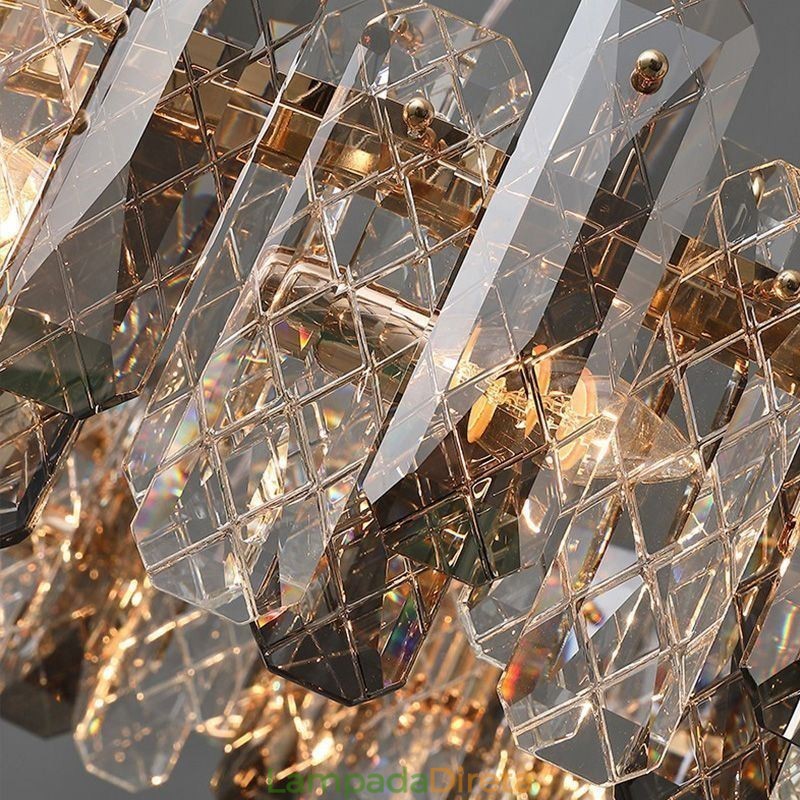 Luminária pendente de vidro moderna Luminária de luxo para pendurar Jantar