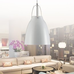 Luminária pendente de metal contemporânea e contratada droplight 1 luz