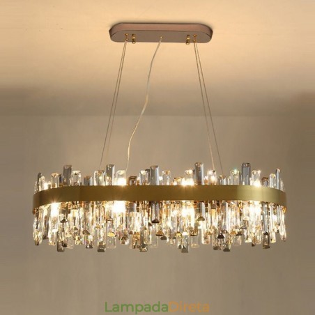 Lustre de luxo leve pós-moderno de vidro pendente Lustre de luxo leve pós-moderno de vidro pendente