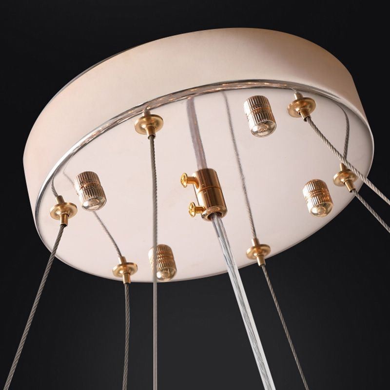 Luminária pendente de luxo pós-moderna Luminária pendente minimalista moderna