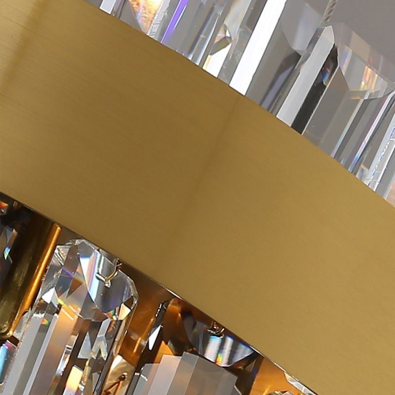 Lustre de vidro de luxo estilo europeu luz pendente sala de estar