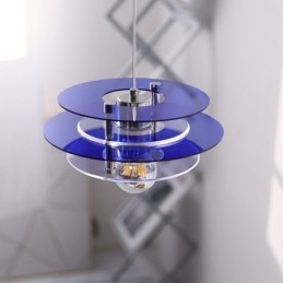 Luminária pendente nórdica pós-moderna decoração acrílica luz suspensa
