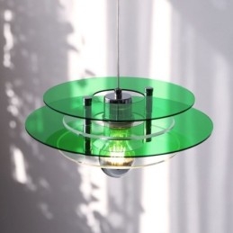 Luminária pendente nórdica pós-moderna decoração acrílica luz suspensa