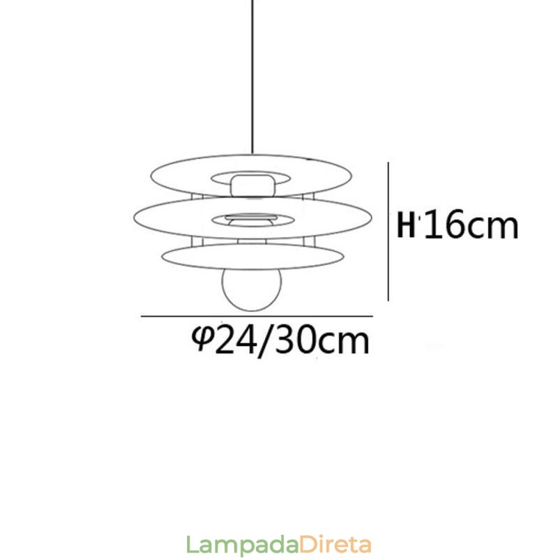 Luminária pendente nórdica pós-moderna decoração acrílica luz suspensa