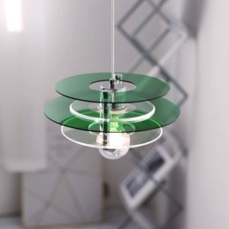 Luminária pendente nórdica pós-moderna decoração acrílica luz suspensa